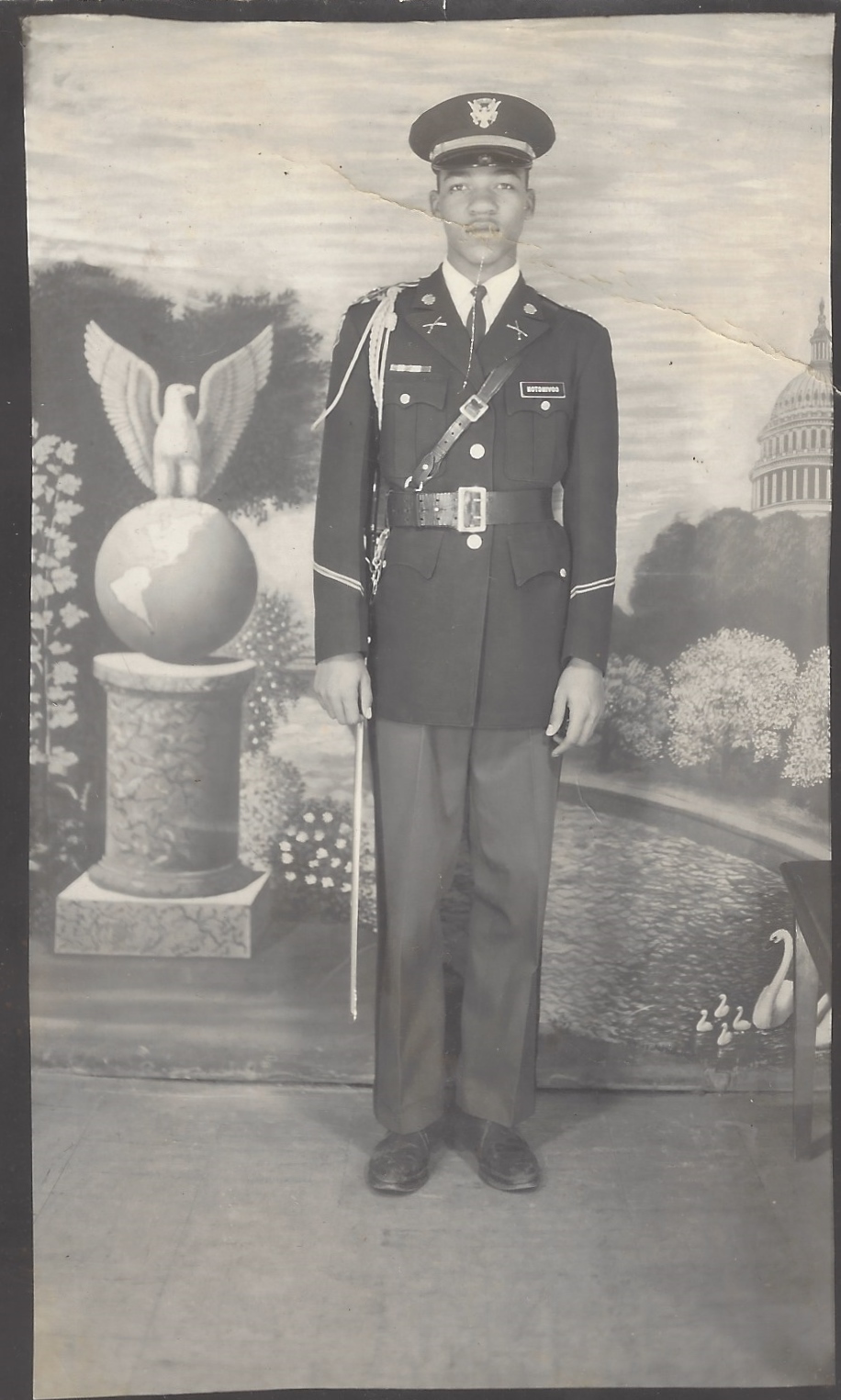 Aged Photo of a Military Man